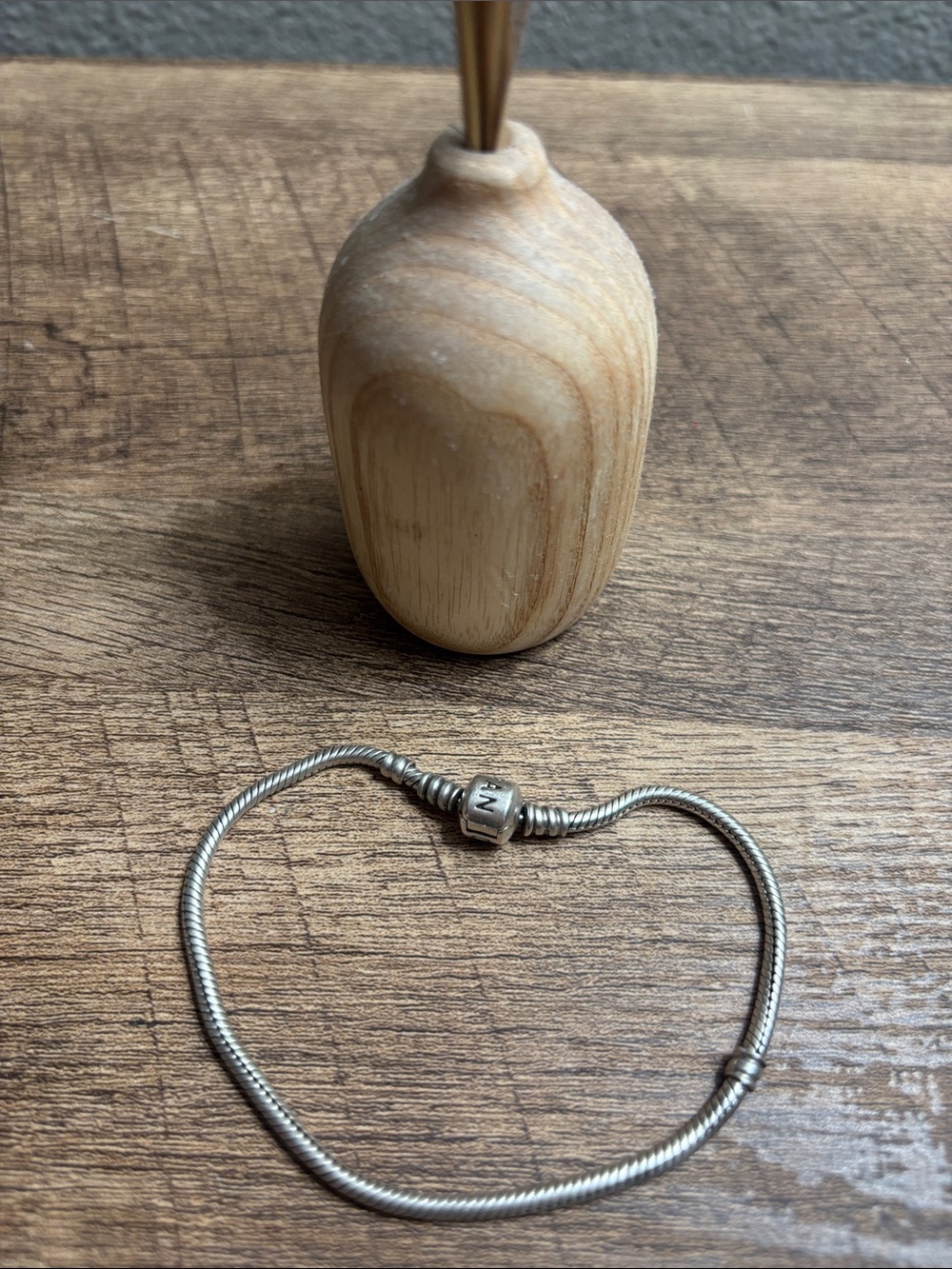 Authentic PANDORA Starter Charm Bracelet 9”